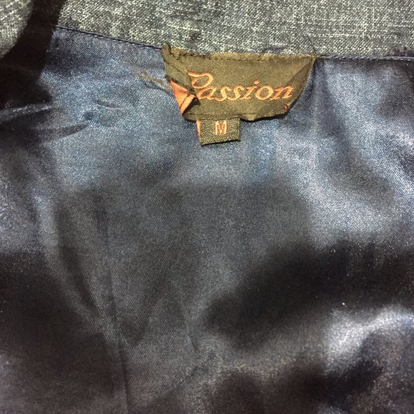 VINTAGE PASSION PATCHWORK DENIM JACKETS SIZE M - Picture 6 of 6